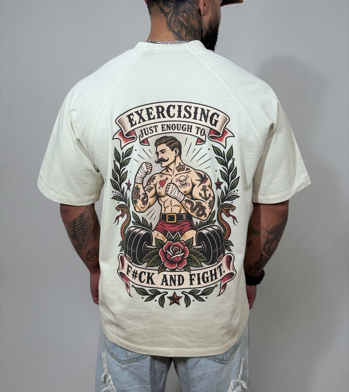 Exercising Vintage Raglan Tee