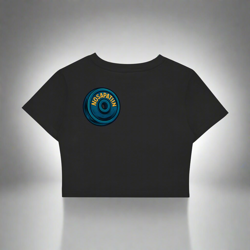Women's Fitted Crop Tee - Weights