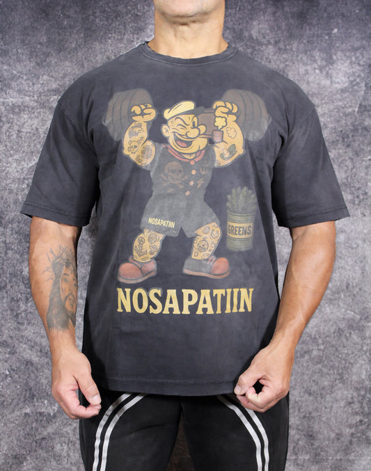 Vintage Washed Hand-Frayed - Popeye
