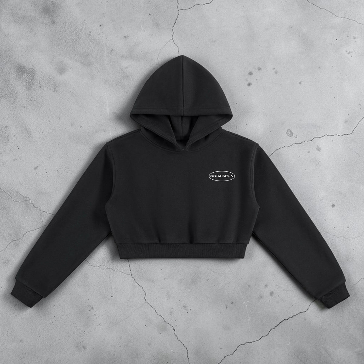 Essential Cropped Hoodie