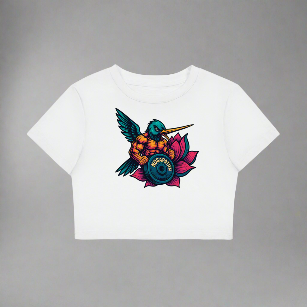 Women's Fitted Crop Tee  - Weights