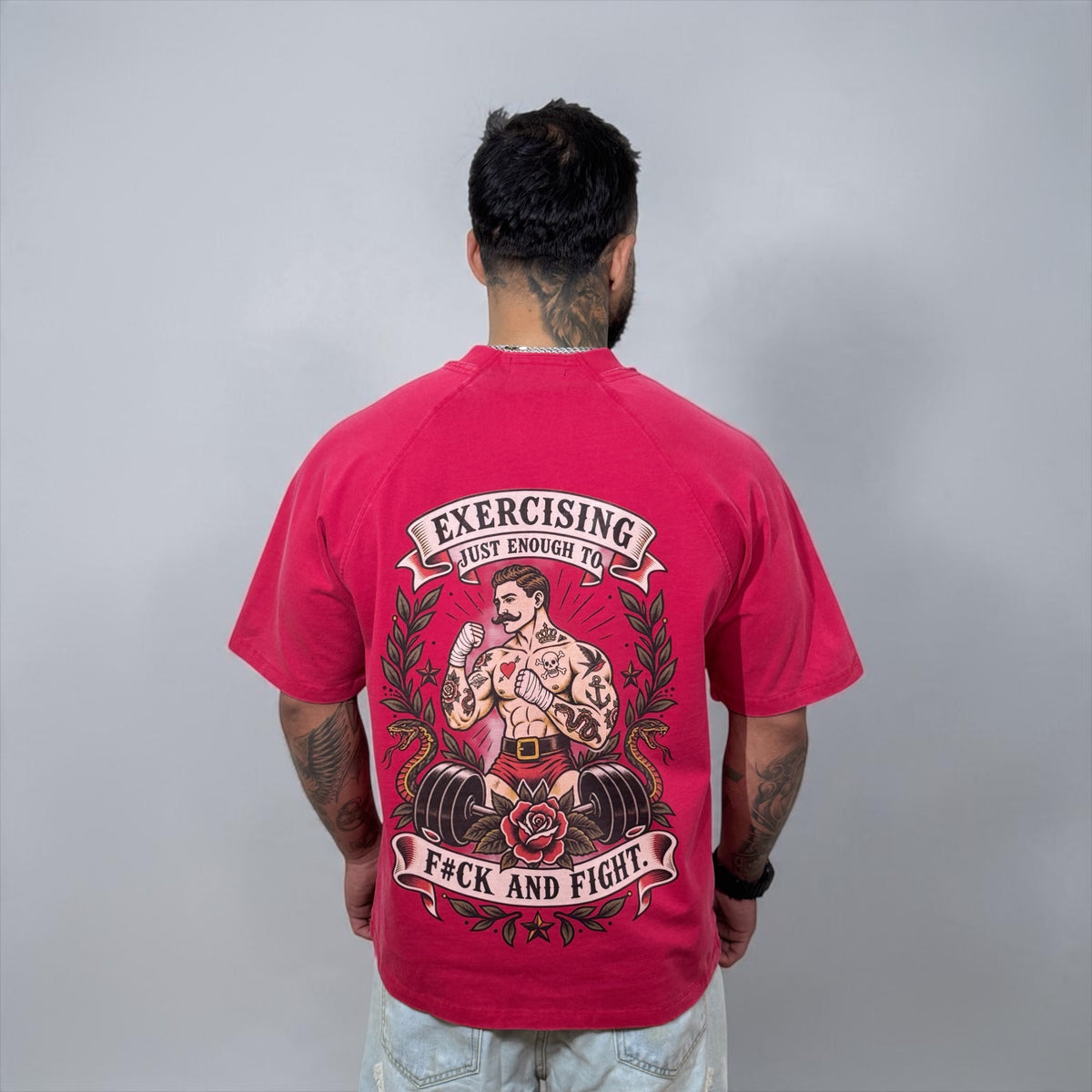 Exercising Vintage Raglan Tee