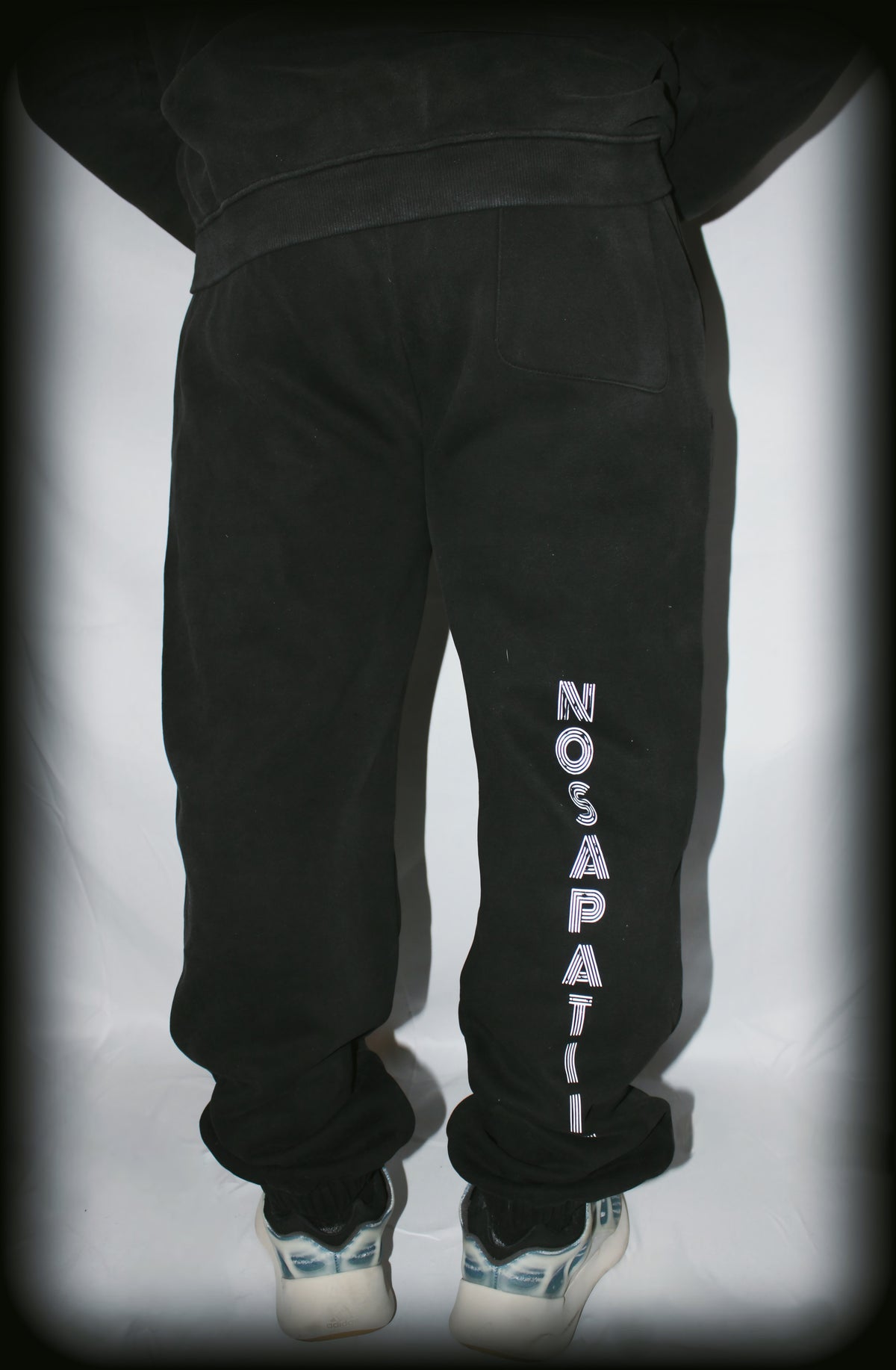 Sun Fade Contrast Tape Fleece Jogged Sweatpants