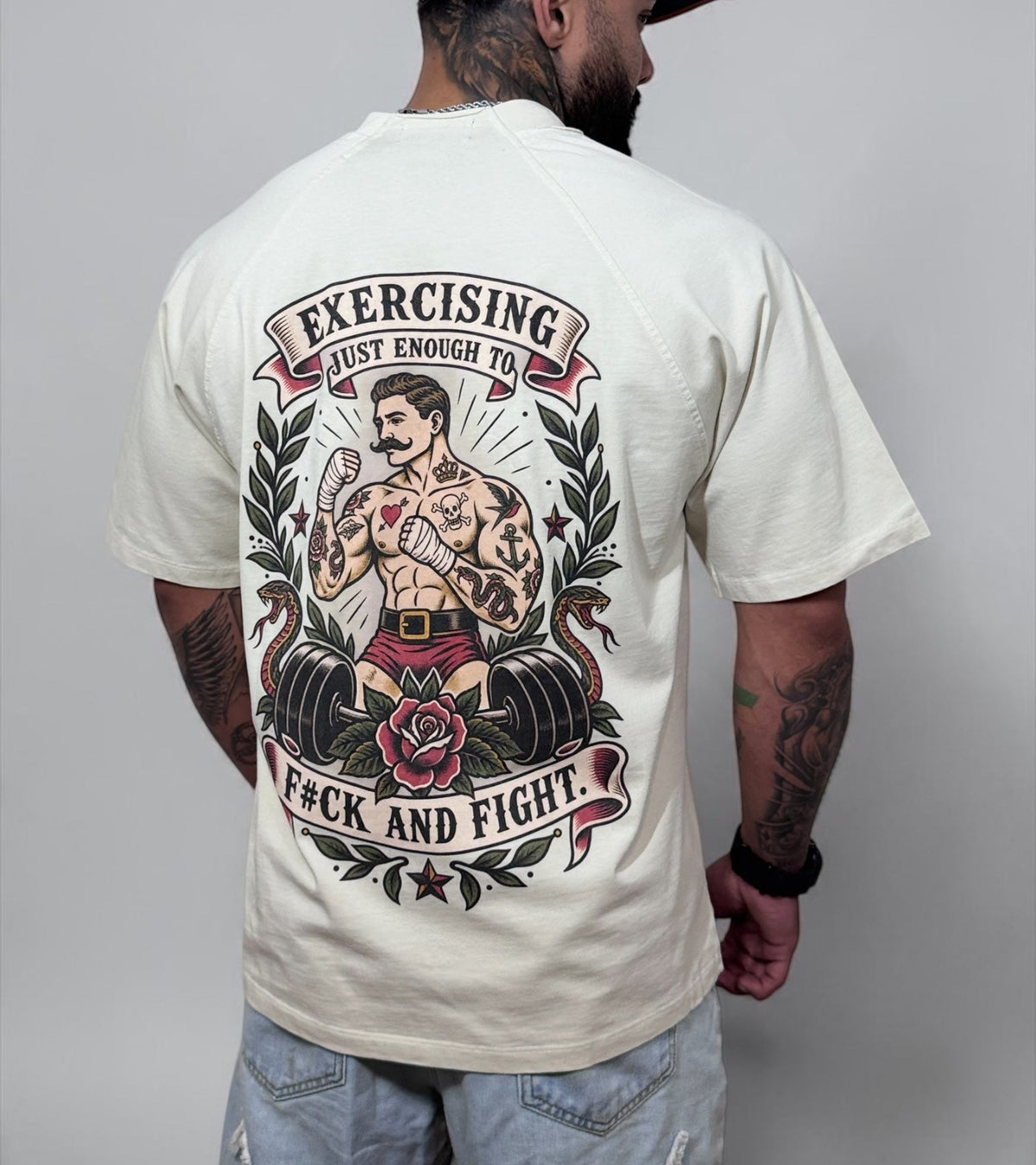 Exercising Vintage Raglan Tee