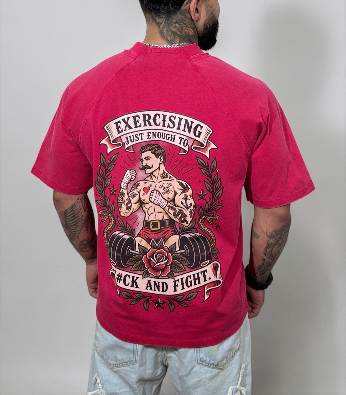 Exercising Vintage Raglan Tee