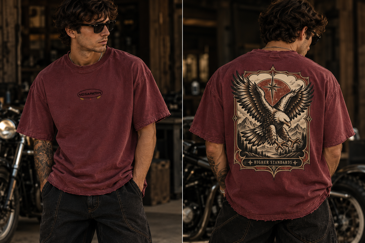Higher Standards — Vintage Distressed Tee