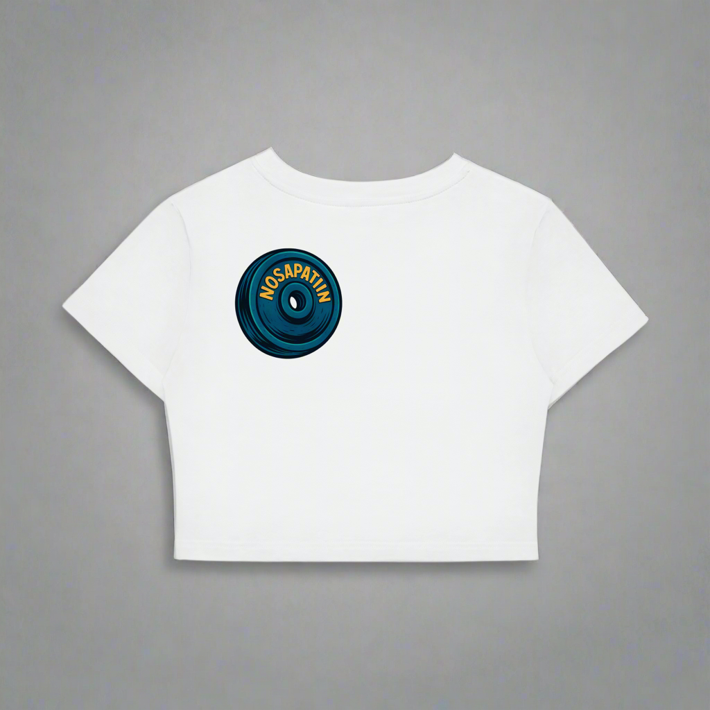 Women's Fitted Crop Tee  - Weights