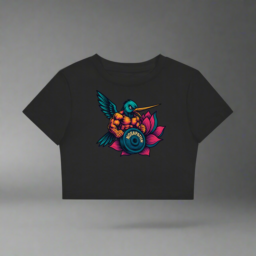Women's Fitted Crop Tee  - Weights