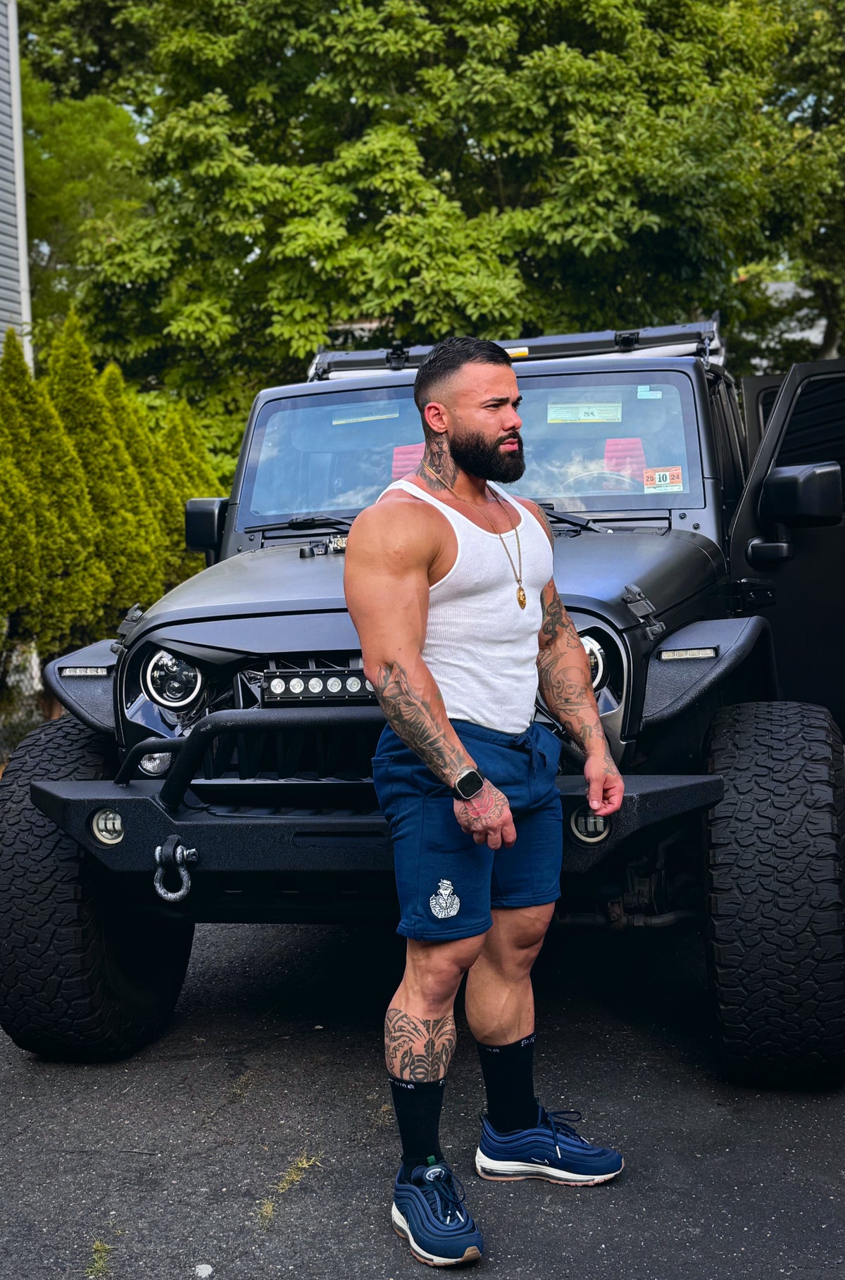 Athletic Shorts Navy Blue