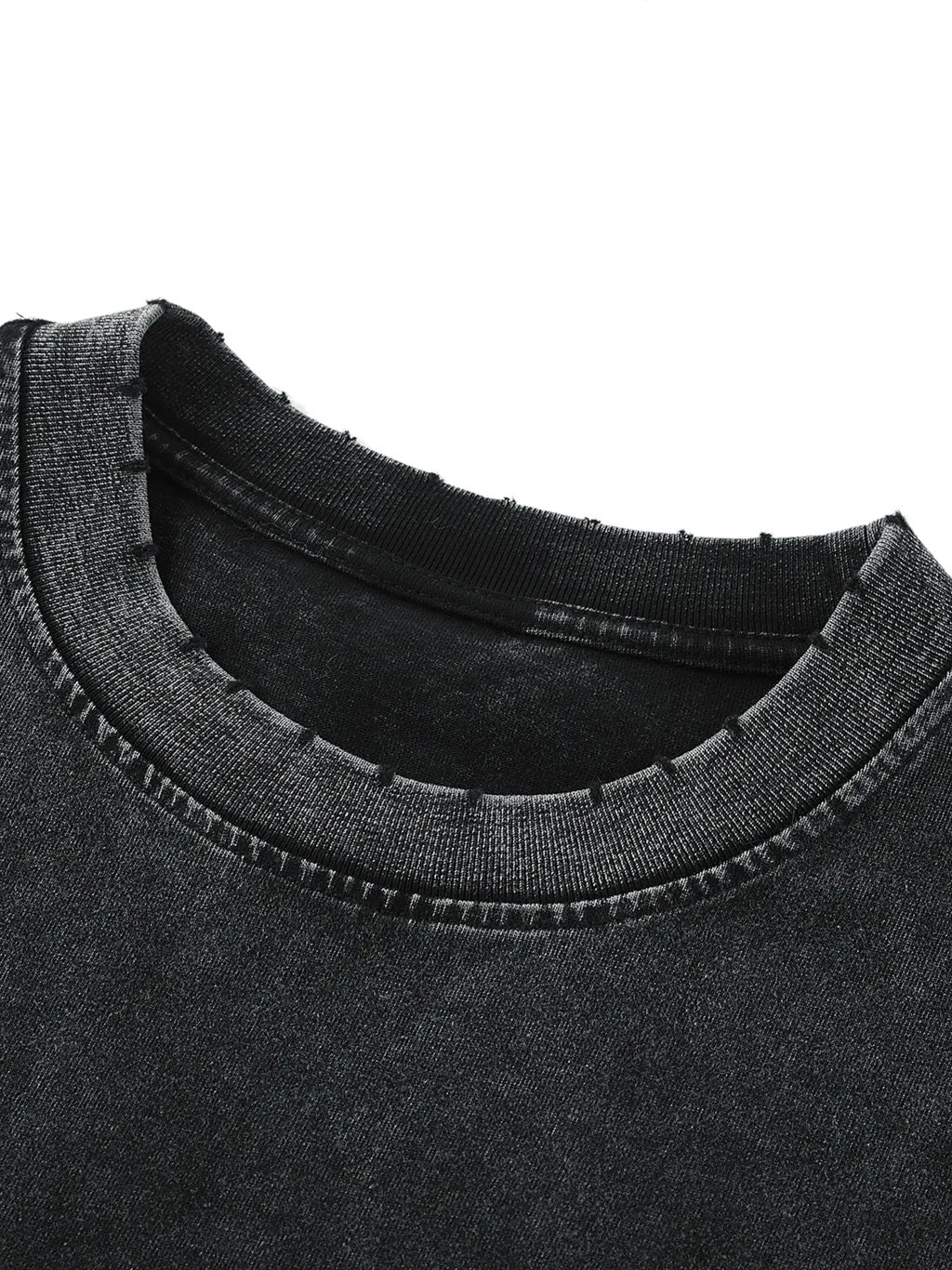 Snow Washed Frayed Tank Top