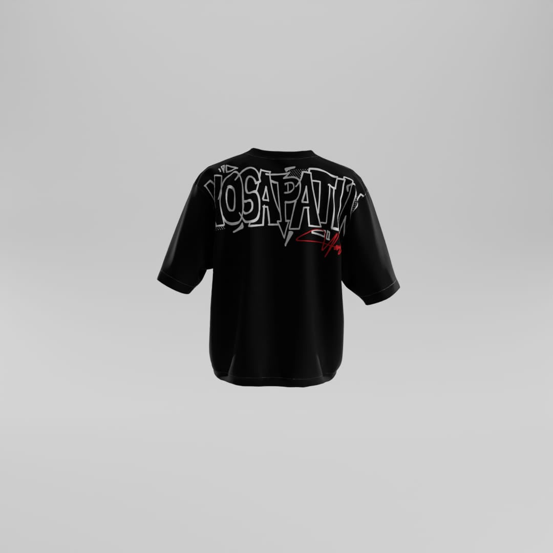 BLACK HEAVY OVERSIZED T-SHIRT