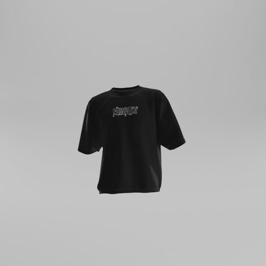 BLACK HEAVY OVERSIZED T-SHIRT